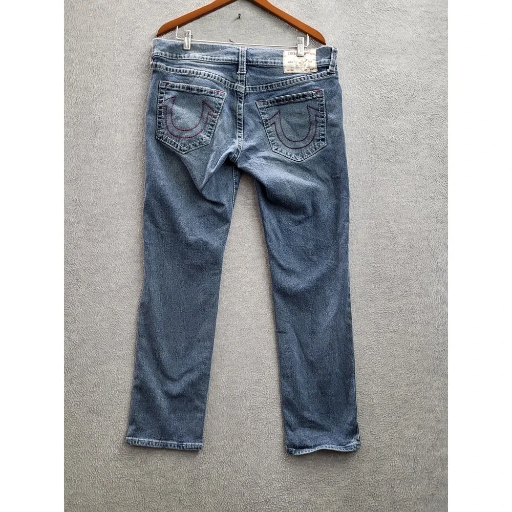 True Religion Men Jeans 36 Blue Denim Rocco Relaxed Skinny 29